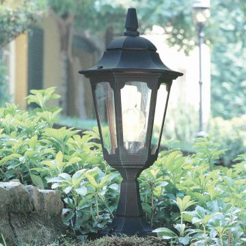 Elstead Lighting PARISH PR4-BLACK Stovinė lempa 1x60W/E27 IP44
