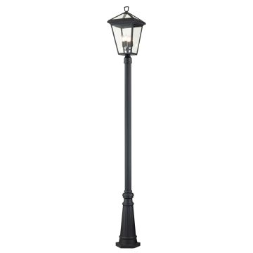 Quintiesse ALFORD PLACE QN-ALFORD-PLACE5-L-MB Gatvės šviesos stulpas 4x40W/E14 IP44