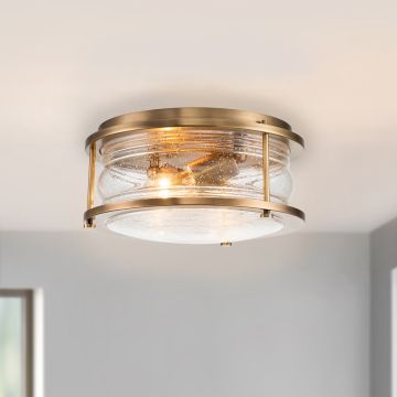 Quintiesse ASHLAND BAY QN-ASHLANDBAY-F-NBR-BATH Lubų šviestuvas 2x60W/E27 IP44