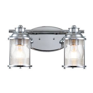 Quintiesse ASHLAND BAY QN-ASHLANDBAY2-PC-BATH Sienos lempa 2x60W/E27 IP44