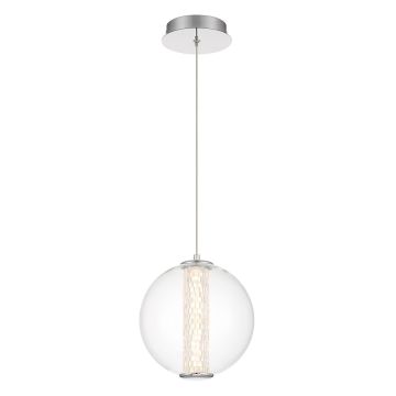 Quintiesse Atomo QN-ATOMO-1P-PC Pakabinama lempa 1x9W/LED 3000K 756lm IP20