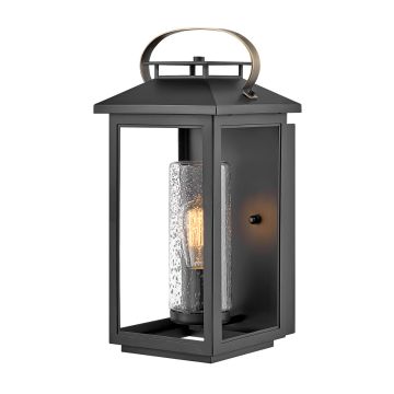 Quintiesse ATWATER QN-ATWATER-M-BK Sienos lempa 1x60W/E27 IP44