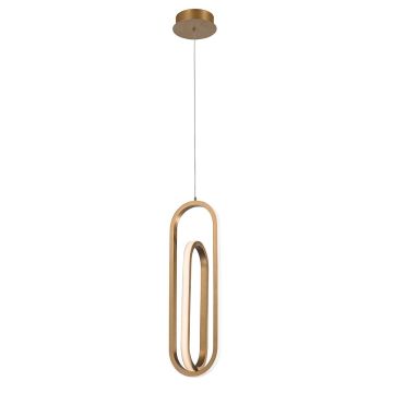 Quintiesse Demark QN-DEMARK-1P-BG Pakabinama lempa 1x28W/LED 3000K 1000lm IP20