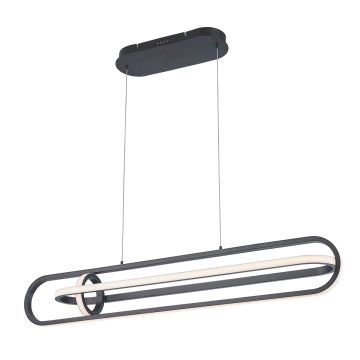 Quintiesse Demark QN-DEMARK-LP-BK Pakabinama lempa 1x58W/LED 3000K 2900lm IP20