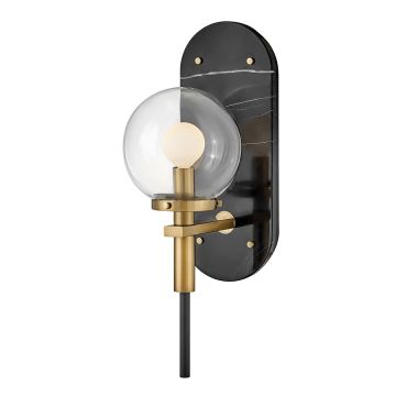 Quintiesse Gilda QN-GILDA-WB1-BK Sienos lempa 1x40W/E14 IP44