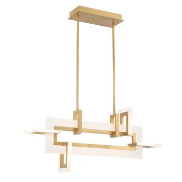 Quintiesse Inizio QN-INIZIO-LP-S-BG Stropo šviestuvas 1x46W/LED 3000K 2086lm IP20