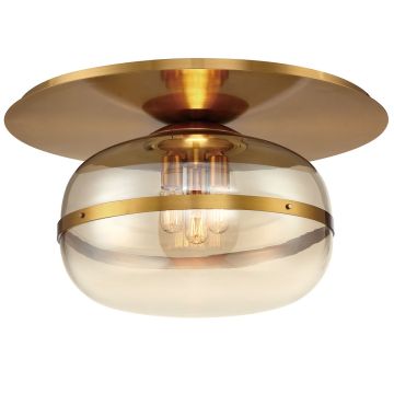 Quintiesse Nottingham QN-NOTTINGHAM-F-L-AB Lubų šviestuvas 3x40W/E27 IP20