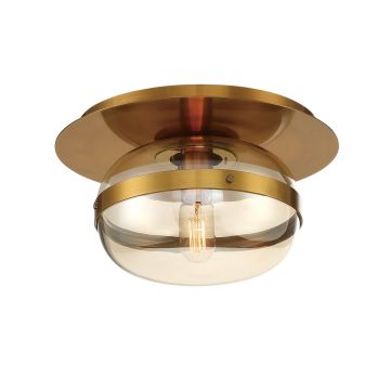 Quintiesse Nottingham QN-NOTTINGHAM-F-S-AB Lubų šviestuvas 1x40W/E27 IP20