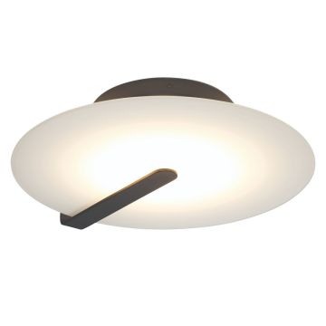 Quintiesse Nuvola QN-NUVOLA-F-M-BK Lubų šviestuvas 1x18W/LED 3000K 800lm IP20