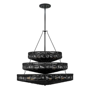 Quintiesse Ophelia QN-OPHELIA-13P-BK-BK Švieslentė 13x40W/E14 IP20
