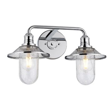 Quintiesse RIGBY QN-RIGBY2-BATH-PC Sienos lempa 2x40W/E27 IP44
