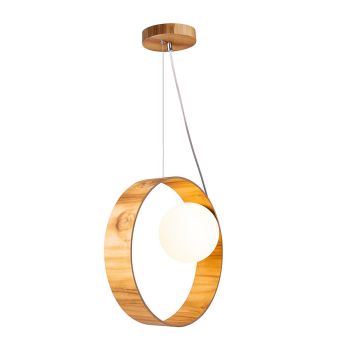 Quintiesse Sfera QN-SFERA-1P-TEAK Pakabinama lempa 1x40W/E27 IP20