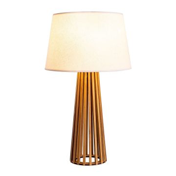 Quintiesse Slatted QN-SLATTED-TL-TEAK Stalo lempa 1x60W/E27 IP20