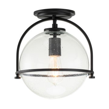 Quintiesse SOMERSET QN-SOMERSET-F-C-BK Stropo šviestuvas 1x60W/E27