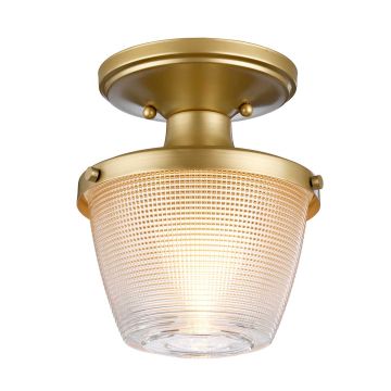 Elstead Lighting DUBLIN QZ-DUBLIN-SF-PNBR Stropo šviestuvas 1x60W/E27 IP44