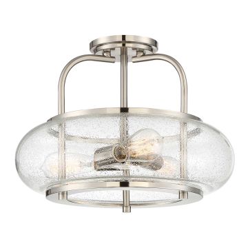 Elstead Lighting QUOIZLE QZ-TRILOGY-SFM-BN Stropo šviestuvas 3x60W/E27