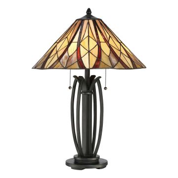 Elstead Lighting VICTORY & HOLMES QZ-VICTORY-TL Stalo lempa 2x60W/E27