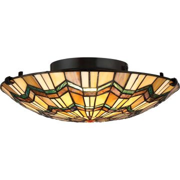 Quoizel ALCOTT QZ-ALCOTT-F Lubų šviestuvas 2x60W/E27