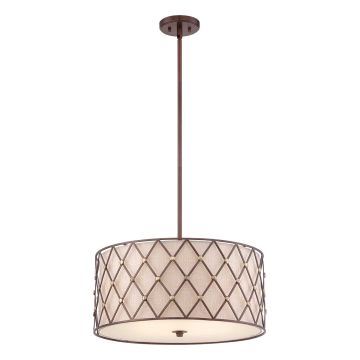 Quoizel BROWN LATTICE QZ-BROWN-LATTICE-P-L Pakabinama lempa 4x60W/E27
