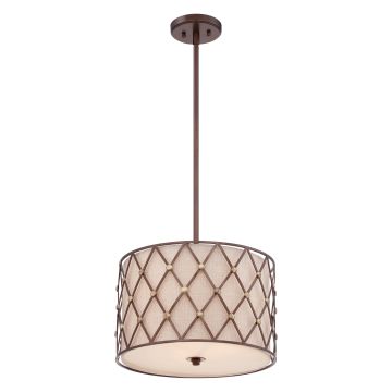 Quoizel BROWN LATTICE QZ-BROWN-LATTICE-P-M Pakabinama lempa 3x60W/E27