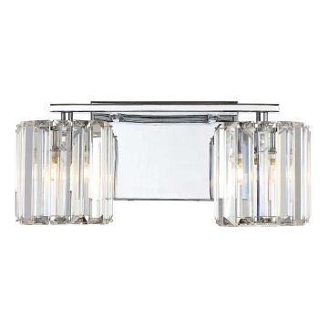 Quoizel Divine QZ-DIVINE2-PC-BATH Sienos lempa 2x3.5W/G9 IP44