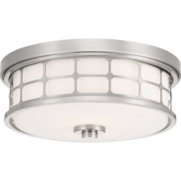 Quoizel GUARDIAN QZ-GUARDIAN-F-BN Lubų šviestuvas 2x60W/E27 IP44