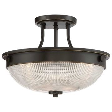Quoizel MANTLE QZ-MANTLE-SF-PN Stropo šviestuvas 2x60W/E27
