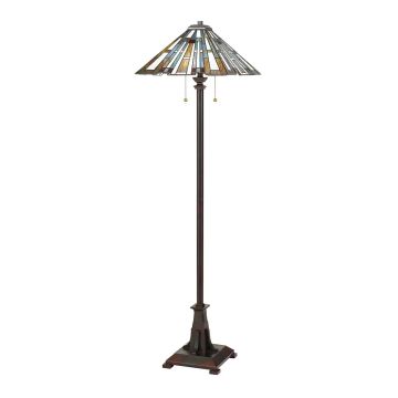 Quoizel Maybeck QZ-MAYBECK-FL Stovinė lempa 2x60W/E27