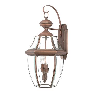 Quoizel NEWBUDY QZ-NEWBURY2-L-AC Sienos lempa 2x60W/E14 IP23