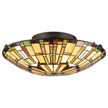 Quoizel Reed QZ-REED-F-VB Lubų šviestuvas 2x60W/E27 IP20