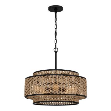 Quoizel Teton QZ-TETON-5P-MBK Pakabinama lempa 5x60W/E27 IP20