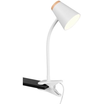 Trio PONGO R25831101 Darbo stalo lemputė su spaustuku 1x4.5w/led 3000k 500lm ip20