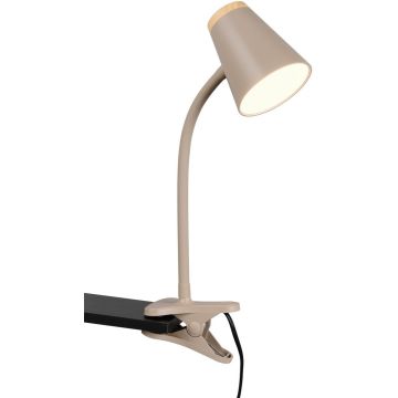 Trio PONGO R25831143 Darbo stalo lemputė su spaustuku 1x4.5w/led 3000k 500lm ip20
