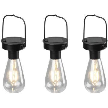 Trio CAMPUS R35146132 Saulės baterijų lempa 3x1w/led ip44