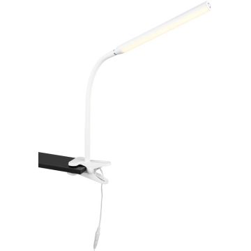 Trio NEVADA R57941131 Darbo stalo lemputė su spaustuku 1x5w/led 3000+4000+5000k 600lm ip20