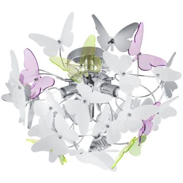 Trio BUTTERFLY R60213017 Stropo šviestuvas 3x28w/g9 ip20