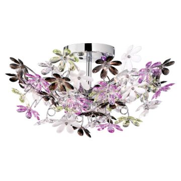 Trio FLOWER R60014017 Stropo šviestuvas 4x40w/e14 ip20
