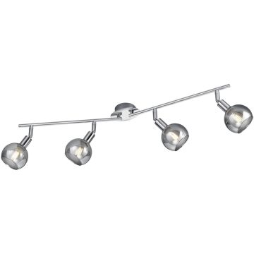Trio BREST R80594006 Taškinis šviestuvas 4x28w/e14 ip20