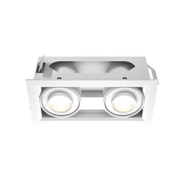 Maytoni Metal Modern DL093-02-10W3K-W Įmontuojamas apšvietimas 1x20W/LED 3000K 1450lm IP20