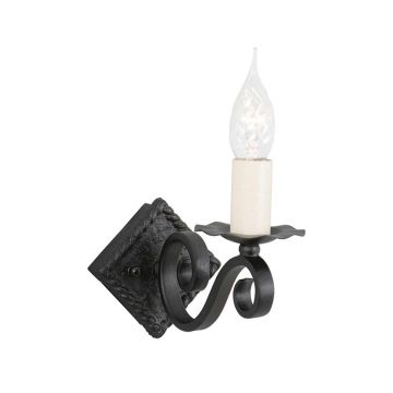 Elstead Lighting RECTORY RY1A-BLACK Sienos lempa 1x60W/E14