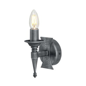 Elstead Lighting SAXON SAX1-BLK-SIL Sienos lempa 1x60W/E14