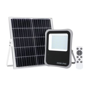 Italux Bares SLR-73142-200W Saulės baterijų lempa 1x200W/LED 4000K 1670lm IP65