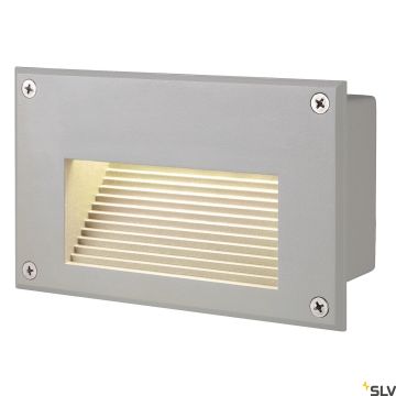 SLV BRICK 229702 Lauko laiptų įmontuojama švieslentė 1x1.4W/LED 3000K 30LM IP54