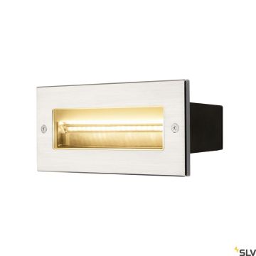 SLV BRICK 233660 Lauko laiptų įmontuojama švieslentė 1x9.5W/LED 3000K 850LM IP65