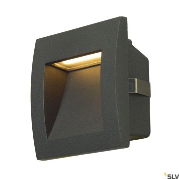 SLV DOWNUNDER 233605 Lauko laiptų įmontuojama švieslentė 1x1.7W/LED 3000K 25LM IP55