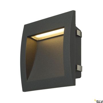 SLV DOWNUNDER 233615 Lauko laiptų įmontuojama švieslentė 1x4W/LED 3000K 85LM IP55