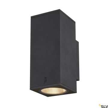SLV ENOLA SQUARE 1003419 Sienos lempa 2x20W/LED 3000/4000K 1660/1900LM IP65