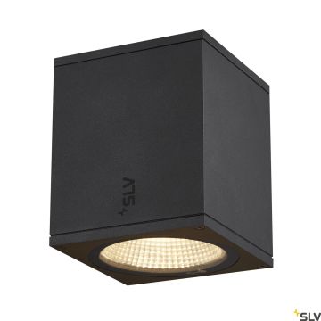SLV ENOLA SQUARE 1003421 Lubų šviestuvas 1x11W/LED 3000/4000K 960LM IP65