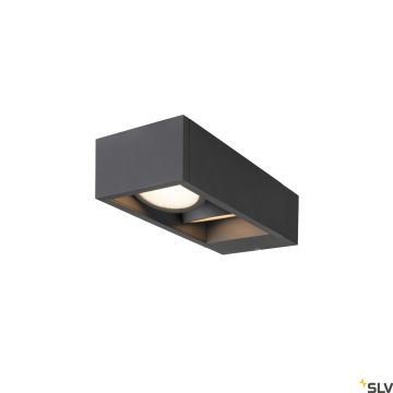 SLV ESKINA 1004748 Sienos lempa 2x27W/LED 3000/4000K 2200/2400LM IP65