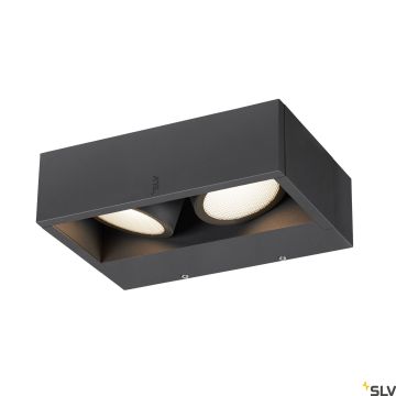 SLV ESKINA 1006314 Lubų šviestuvas 1x27W/LED 3000K|4000K 2200LM|2400LM IP65